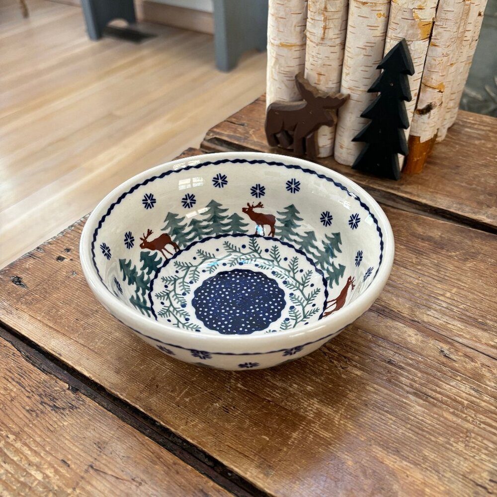 Polish Pottery Boleslawiec Bowl Pristine Condition